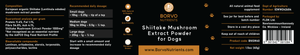 Shiitake Mushroom Extract Powder for Dogs - Ultrasound Assisted Extraction for Enhanced Potency