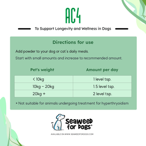 AC4 | To Support Longevity and Wellness in Dogs - Seaweed For Dogs