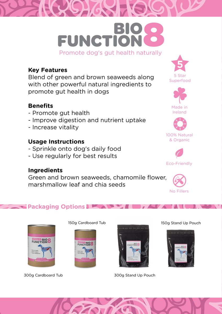BioFunction 8 | Improve Your Dog's Gut Health Naturally