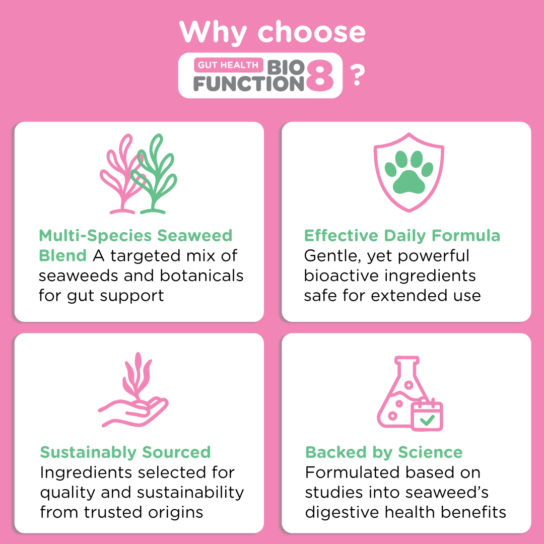 BioFunction8 | Promote Dogs' Gut Health Naturally - Seaweed For Dogs