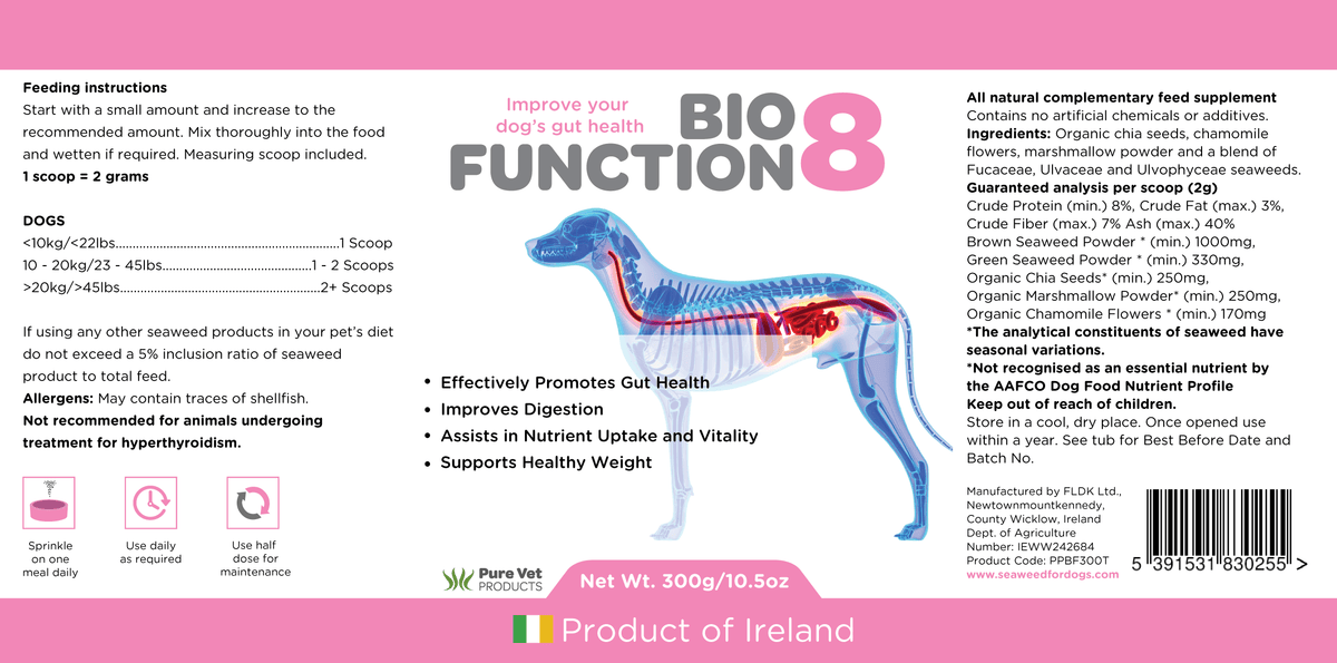 BioFunction 8 | Improve Your Dog's Gut Health Naturally