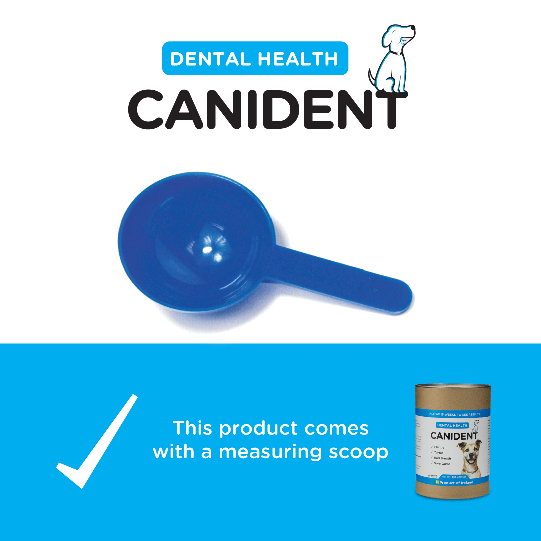 Infographic stating this product comes with a measuring scoop