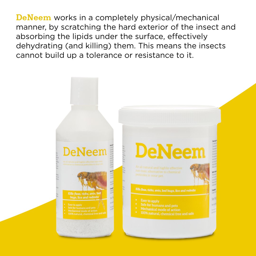 DeNeem | D.E and Organic neem powder - Seaweed For Dogs