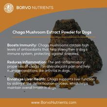 Charger l&#39;image dans la galerie, Finland-Grown Birch Tree Chaga Mushroom Extract for Dogs - Ultrasound Assisted for Enhanced Potency - Seaweed For Dogs