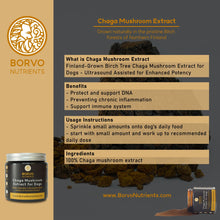 Load image into Gallery viewer, Finland-Grown Birch Tree Chaga Mushroom Extract for Dogs - Ultrasound Assisted for Enhanced Potency - Seaweed For Dogs