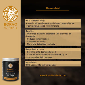 Humic Acid for Dogs | Borvo Nutrients - Seaweed For Dogs