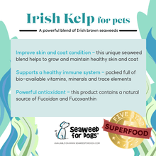 Cargar imagen en el visor de la galería, Irish Kelp for Pets | Three Brown Seaweeds from the Coast of Ireland - Seaweed For Dogs