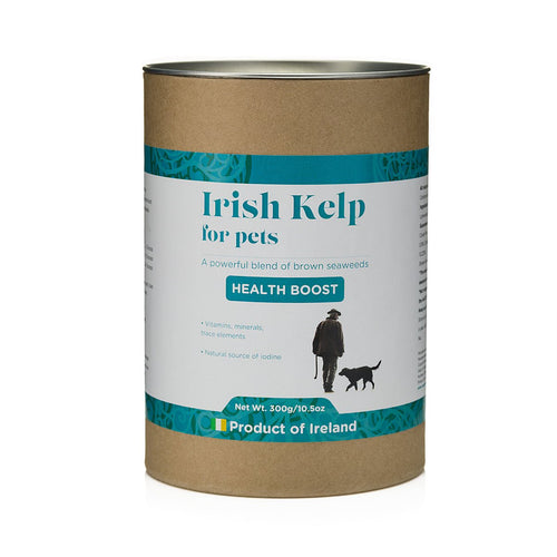 Irish Kelp for Pets | Three Brown Seaweeds from the Coast of Ireland - 300g tub packaging