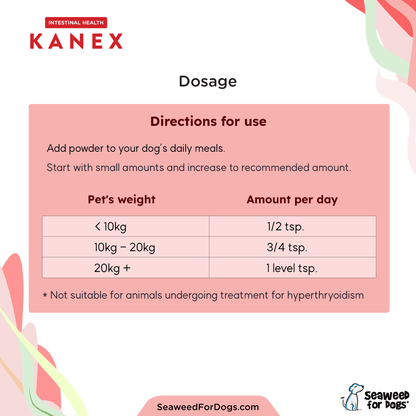 Kanex | Maintain Intestinal Hygiene in Dogs - Seaweed For Dogs