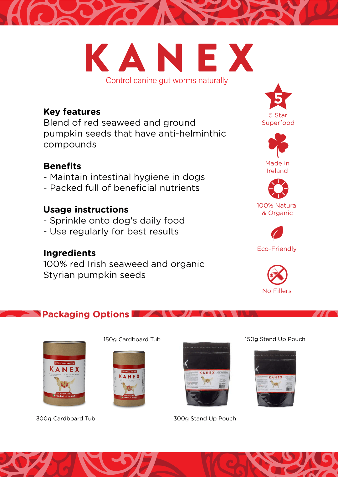 Kanex | Maintain Intestinal Hygiene in Dogs - Seaweed For Dogs
