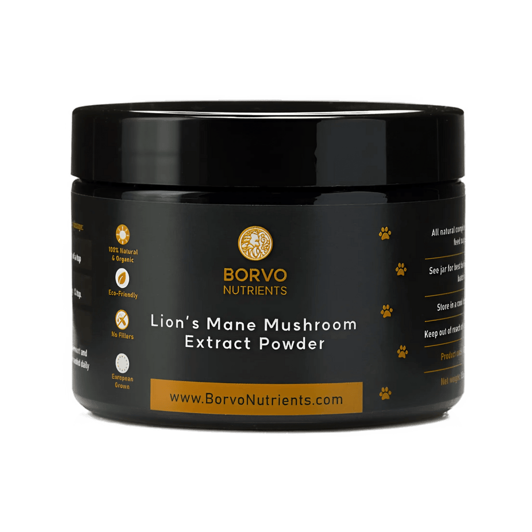 Lion's Mane Mushroom Powder Extract for Dogs | Borvo Nutrients