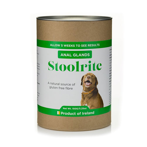 Stoolrite | Natural Stool Former Packed with Fibre for Dogs - 150g tub packaging