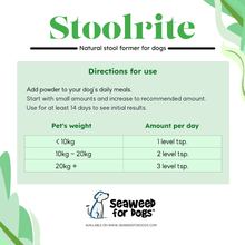 Carregar imagem no visualizador da galeria, Stoolrite | Natural Stool Former Packed with Fibre for Dogs - Seaweed For Dogs