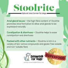 Cargar imagen en el visor de la galería, Stoolrite | Natural Stool Former Packed with Fibre for Dogs - Seaweed For Dogs