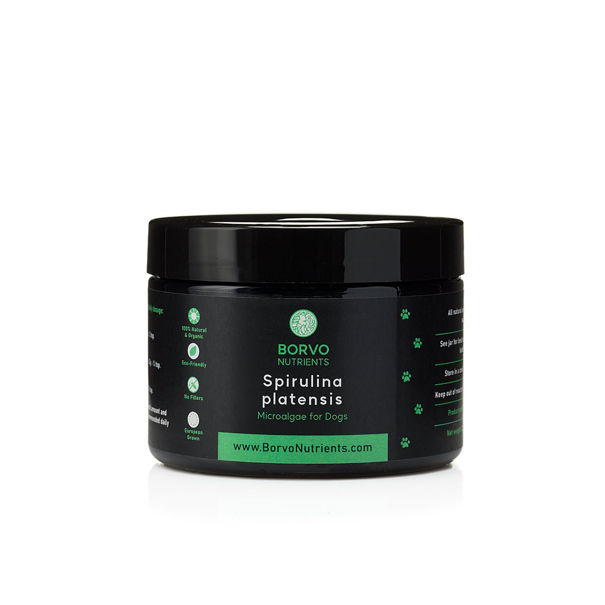 Sustainable, European-Grown Spirulina for Dogs | Borvo Nutrients - Seaweed For Dogs