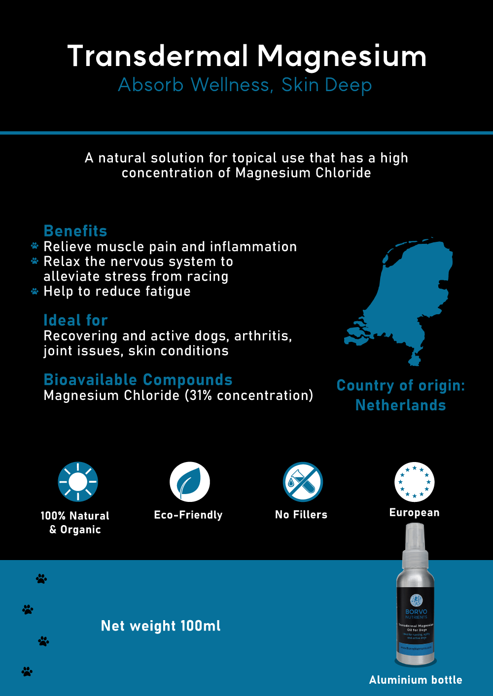 Transdermal Magnesium Oil for Dogs - Seaweed For Dogs