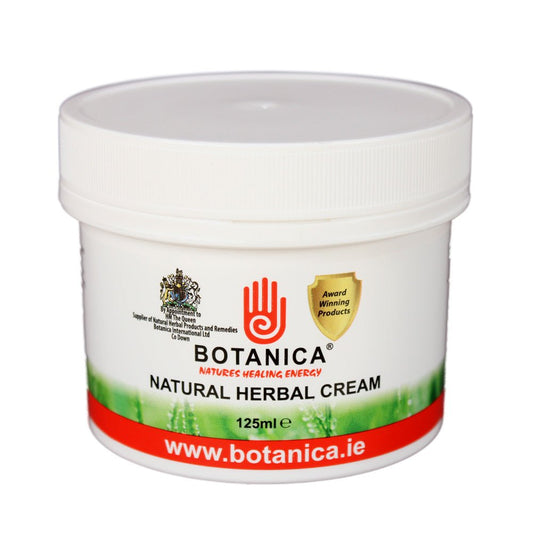 Botanica Natural Herbal Cream 125ml — soothing herbal skin cream for pets and people, supports healing and irritation relief