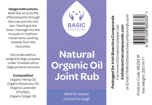 Natural Organic Oil Joint Rub - Seaweed For Dogs